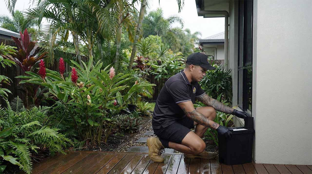 Kurt Bradshaw on site inspecting a Cairns home